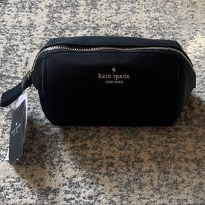 Kate Spade Chelsea Ksnyl Medium Cosmetic Black Bag for Women.